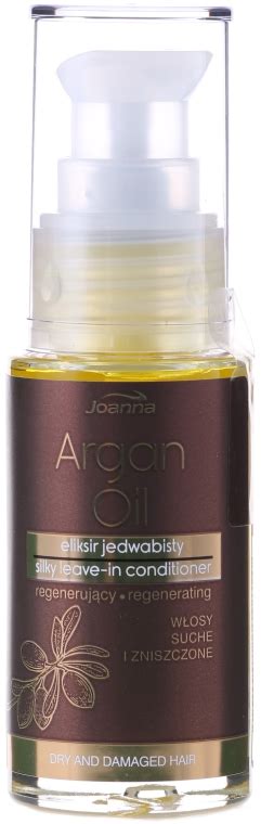 Joanna Argan Oil Silk Elixir Elisir Rigenerante Per Capelli Con Olio