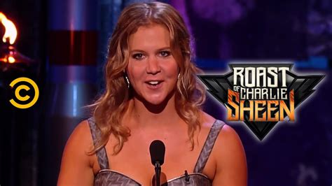 Roast Of Charlie Sheen Amy Schumer Slutty Face Tattoo Comedy Central Youtube