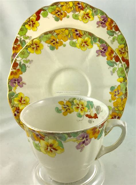 Royal Doulton ‘ Nasturtium ‘ Cup Saucer Plate Trio Islington Antiques And Interiors