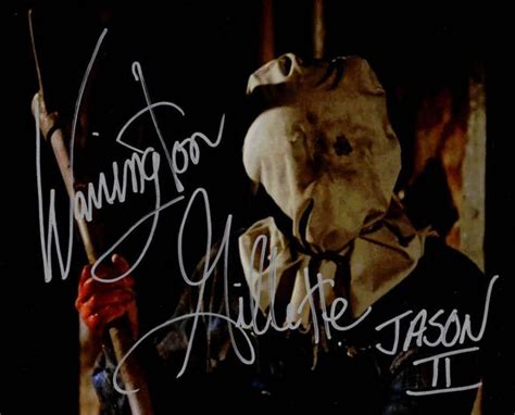 Warrington Gillette Friday The 13th Part 2 Autographed 8x10 Icon