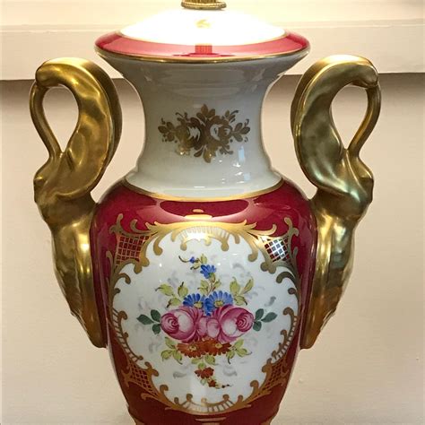 Fine Quality Limoges French Porcelain Table Lamp Antique Lighting