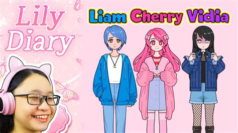 lily diary i made cherry in lily diary youtube