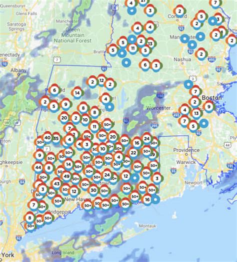 Eversource Ct Power Outage Map New York Map Poster