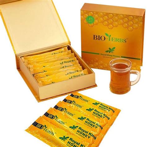 Wholesale Bio Herbs Royal King Honey Original Each Box 10 Sachets X