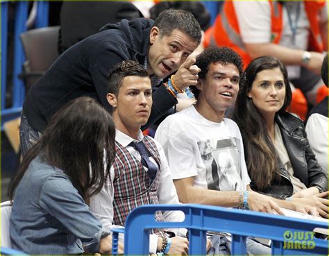 Cristiano Ronaldo And Girlfriend Irina Shayk Make A Perfect Courtside Couple Photo 3075847