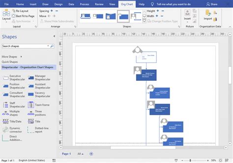 Using A Simple Organisational Chart In Microsoft Visio Pat Howes Blog