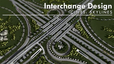 Trumpet interchanges are constructed where one highway terminates at another highway as shown in the figure. The Double Trumpet Interchange | Cities: Skylines ...