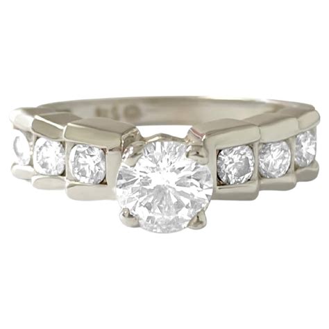 Rockford Collection 120 Carat 14k White Gold La Paz Diamond Ring For