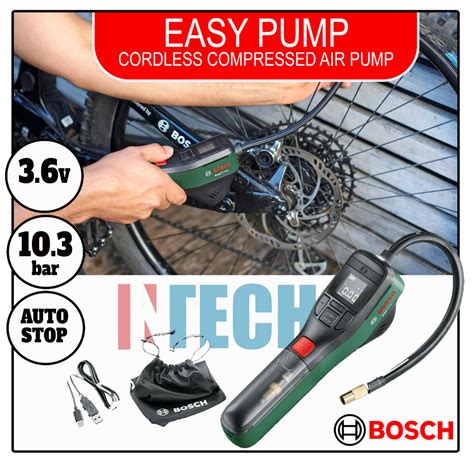 Bosch Easy Pump 36v 1030 Bar Cordless Pneumatic Pump Compressed