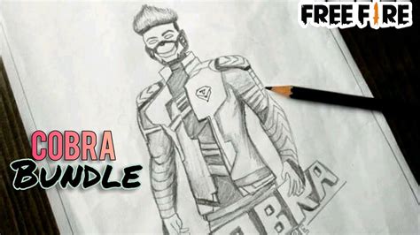 How To Draw Cobra Bundle Free Fire Cobra Bundle Drawing Easy Pencil