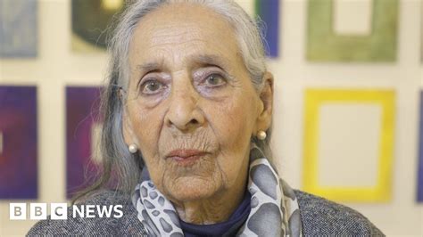 London Artist Hosts First Gallery Exhibition Aged 98 Bbc News
