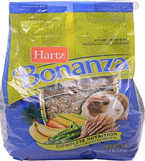 Hartz Bonanza Health & Vitality Blend Guinea Pig Food - 4Lb : Amazon.ca