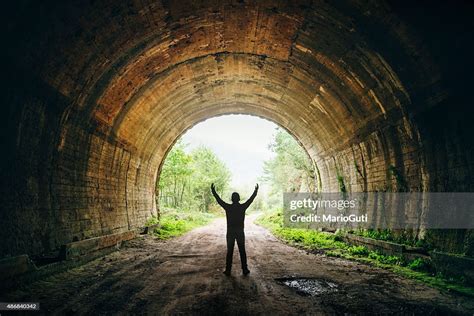 Light At The End Of The Tunnel High Res Stock Photo Getty Images