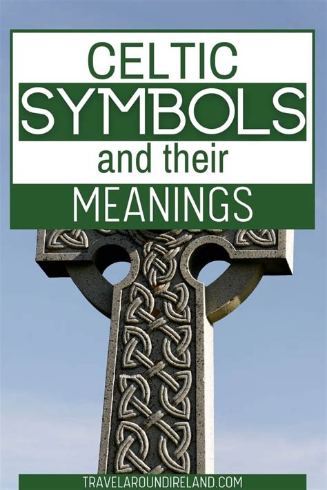 The Celtic Symbols And Their Meaningss Are Displayed On Top Of A Stone