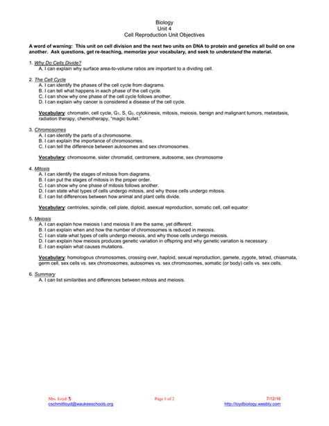 Chapter 11 section 4 meiosis worksheet answer key. 29 Chapter 11 Cell Reproduction Worksheet Answers - Free ...