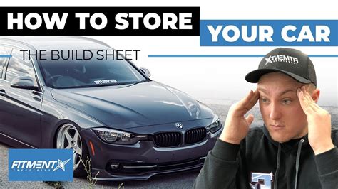 How To Properly Store Your Car The Build Sheet Youtube