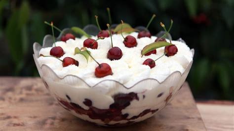 Cherry Trifle Recipe Bbc Food