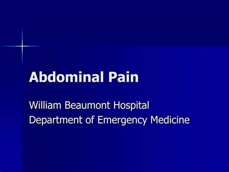 Ppt Abdominal Pain Powerpoint Presentation Free Download Id6769673
