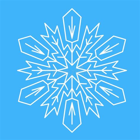 Snowflake Icon Christmas Decoration White Snowflake For Design