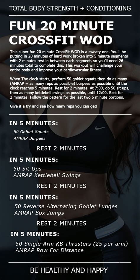 20 minute crossfit wod crossfit workouts at home crossfit workouts wod crossfit workouts