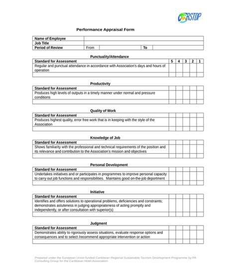 Free 22 Appraisal Form Samples In Pdf Excel Ms Word