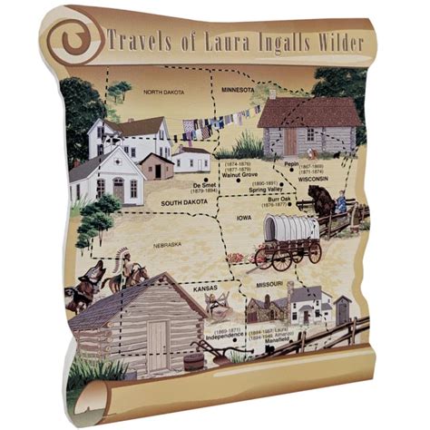 Laura Ingalls Trail Map
