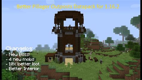 So I Made Pillager Outposts Much Better Datapack 1162 Youtube