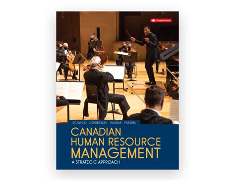 Canadian Human Resource Management A Conversation With Our Authors