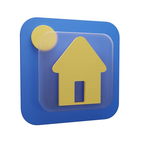 3d Illustration Object Icon Home Can Be Used For Web App Info Graphic