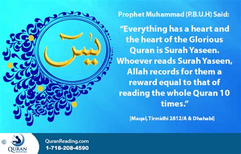 Rewards And Benefits Of Recitingmemorizing Surah Yaseen Islam The