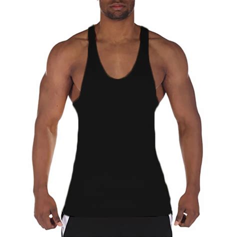 Muscleguys Gyms Vest Bodybuilding Clothing Fitness Men Solid Musculation Stringer Tank Tops