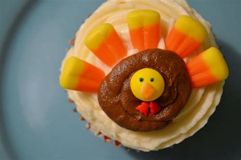 P S A Thanksgiving Special Turkey Cupcakes