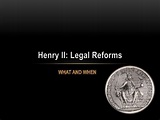 Henry II Legal reforms