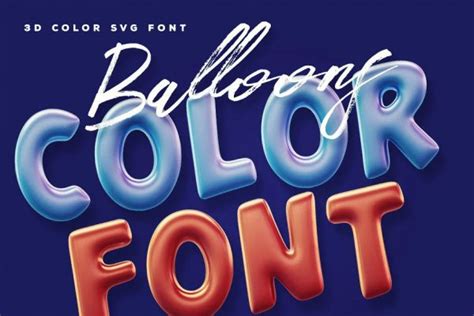 Best Balloon Fonts Free Premium 2022 Hyperpix