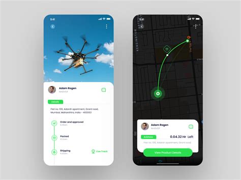 Drone Delivery App Ui By Jitu Raut On Dribbble