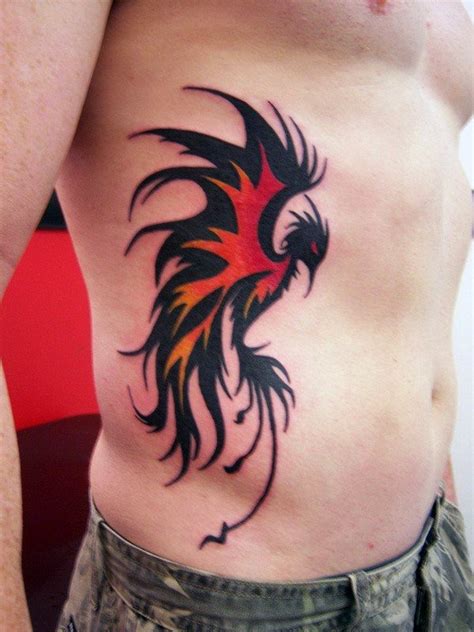 40 Tribal Phoenix Tattoo Designs For Men Mythology Ink Ideas
