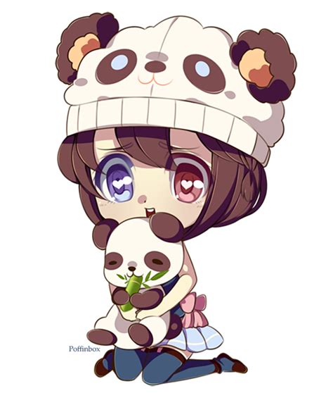 Anime Panda Girl Chibi Anime