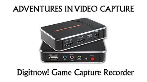With high speed usb 3.0. Pulsing Cinema Tech: Digitnow! Game Capture Box - YouTube