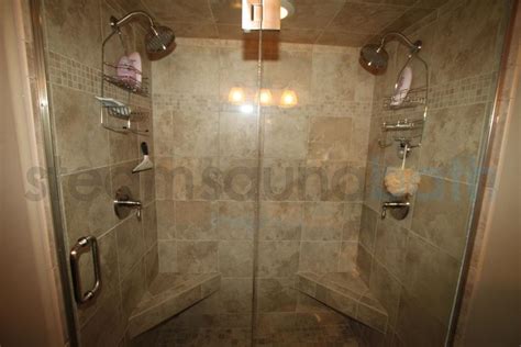 Dual shower heads with hand held and extra long hose Two person steam shower - Photo Gallery and Image Library ...