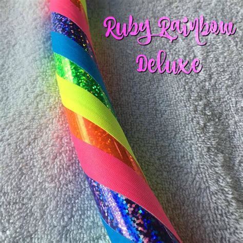 Rainbow Hula Hoop Ruby Hooping