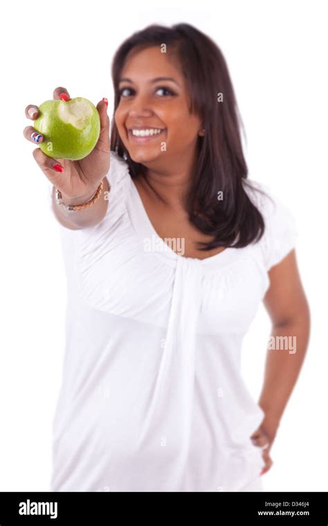 Indian Girl Eating Fruits Hi Res Stock Photography And Images Alamy