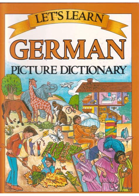 Lets Learn German Picture Dictionary Book Free Pdf Books