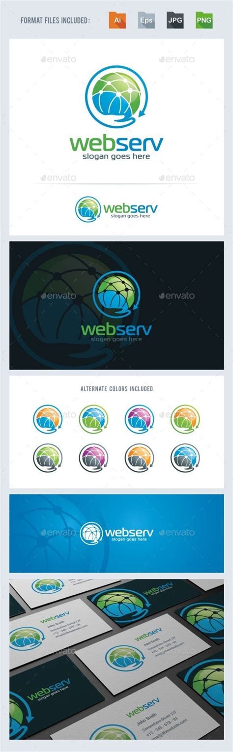 Networking Web Services Logo Template By Beloveart Graphicriver