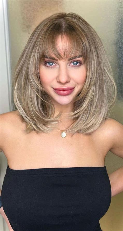 40 Trendy Lob Haircuts And Hairstyles In 2022 Chic Sassy Bouncy