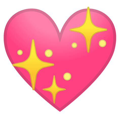 Sparkling Heart Emoji Clipart Free Download Transparent Png Creazilla
