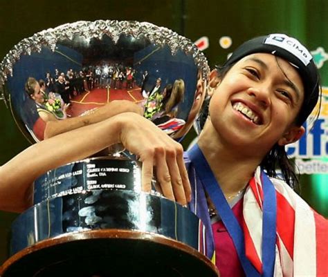 She is currently ranked world number 1 in women's squash, and is the firstasian woman to achieve this. 3 Belian: Datuk Nicol Ann David