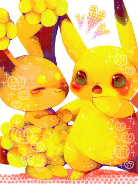 Buneary Pikachu Pikachu Pokemon Pokémon Master