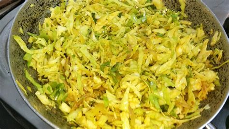 How To Make Cabbage Sabzi Simple Cabbage Sabji Lunch Box Recipes