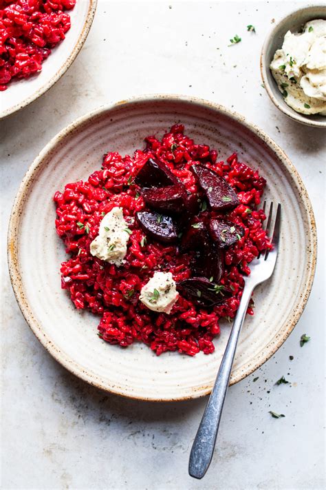 Leek and spelt risotto recipe meatfreemonday. Vegan beetroot risotto