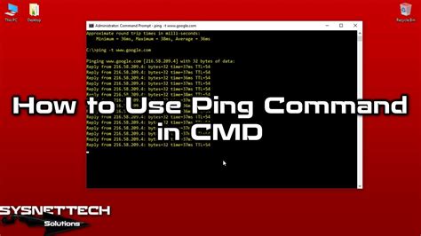How To Use Ping Command In Cmd On Windows 1087xp Pinging